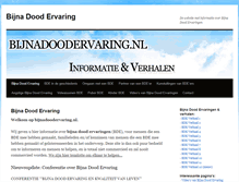 Tablet Screenshot of bijnadoodervaring.nl